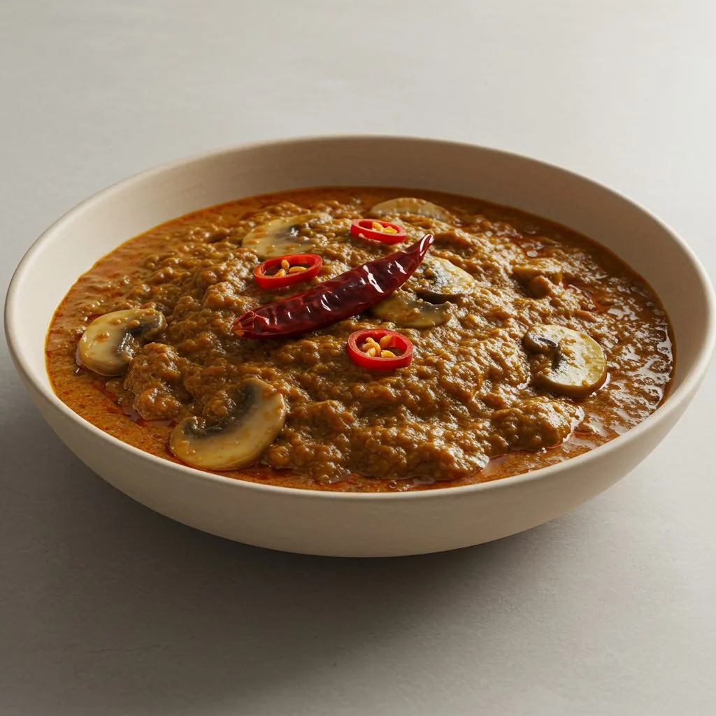 Aafrien Indian Restaurant, chilli mushroom gravy